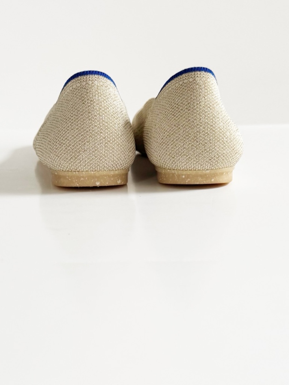 Rothys The Flat Light Gold Metallic Round Toe | 6.5 - Picture 5 of 13